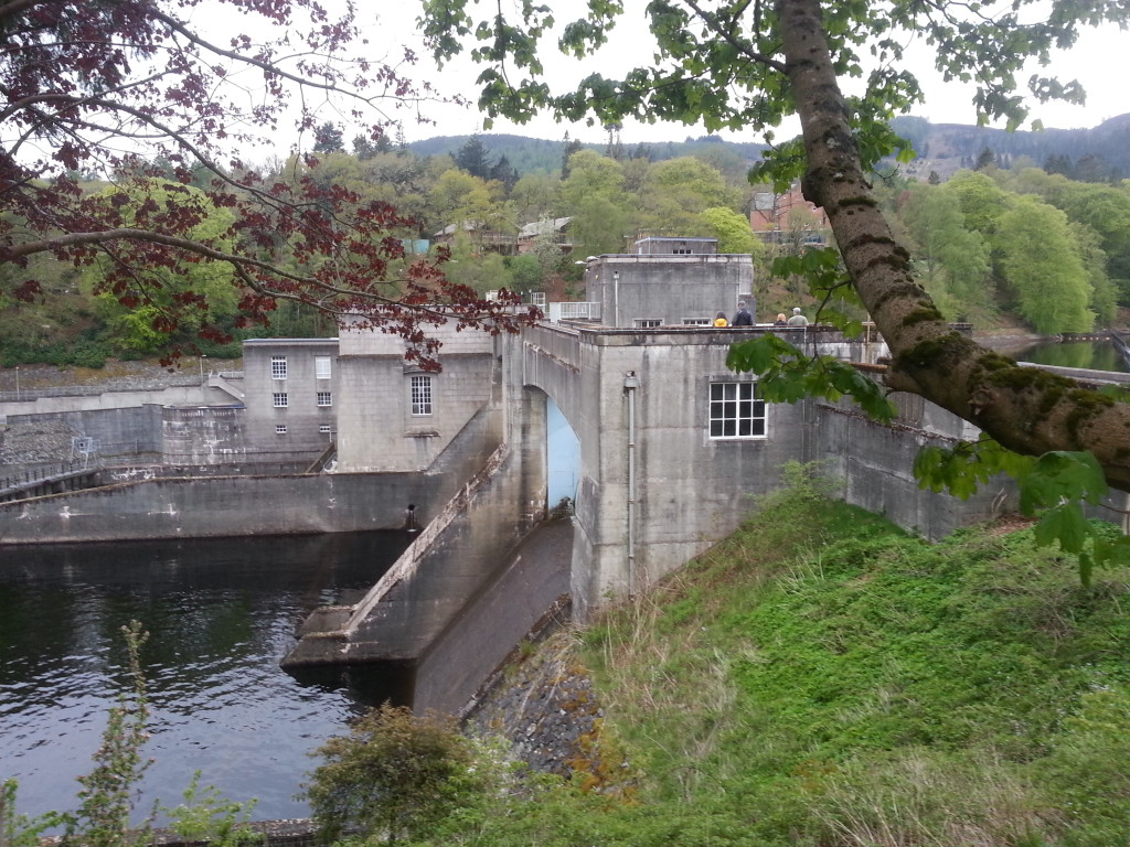 Pitlochry dam and fish ladder