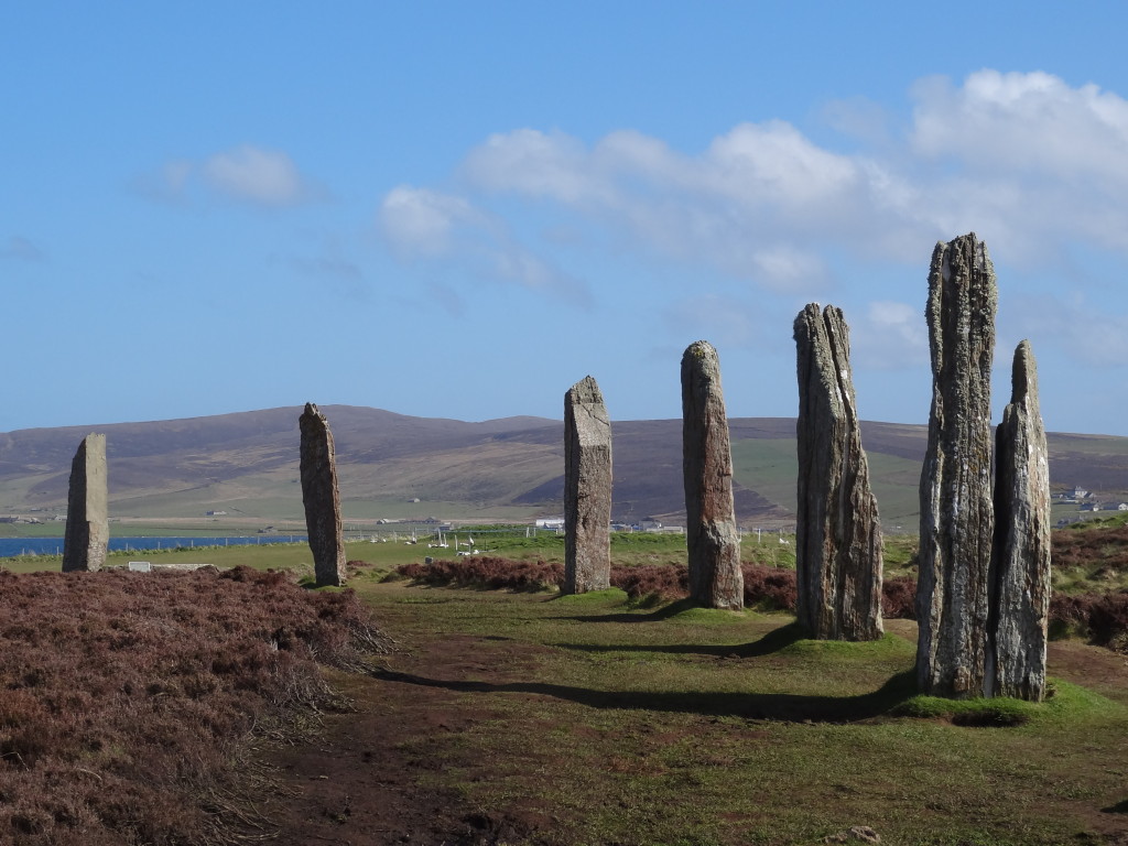 Some of the stones comprising the Ring of Brodgar